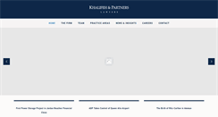 Desktop Screenshot of khalifehlaw.com