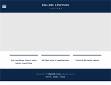 Tablet Screenshot of khalifehlaw.com